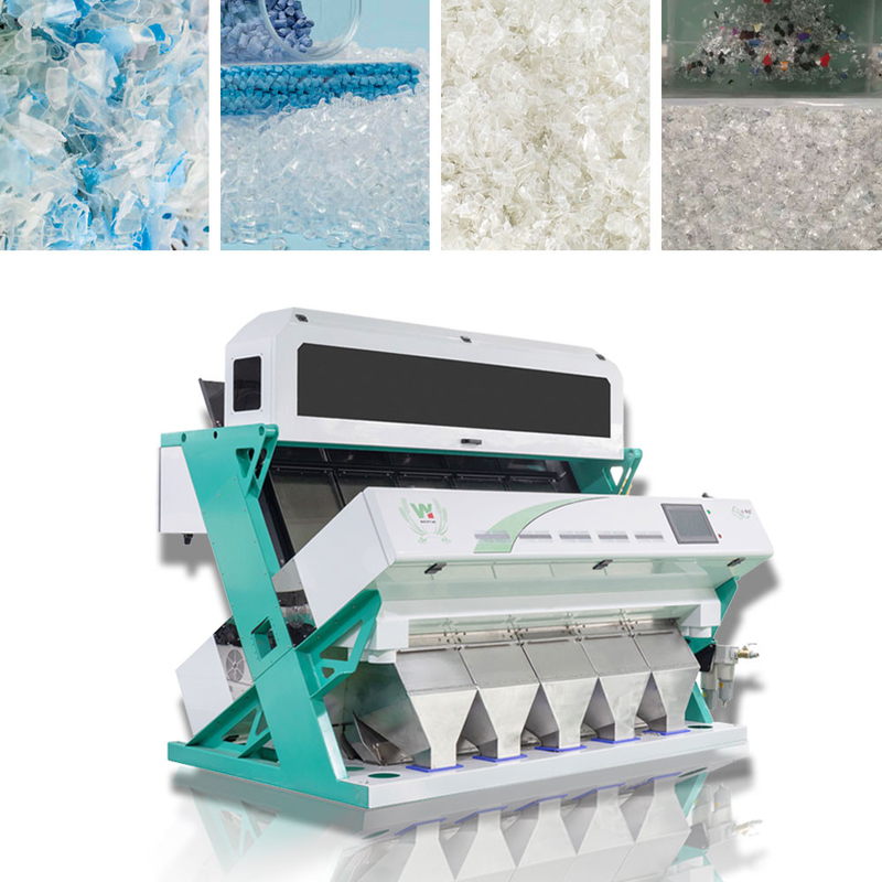 Pe Pp Pvc Pet Hdpe Ldpe Plastic Granules Color Sorter Color Sorting Machine For Pet Flakes
