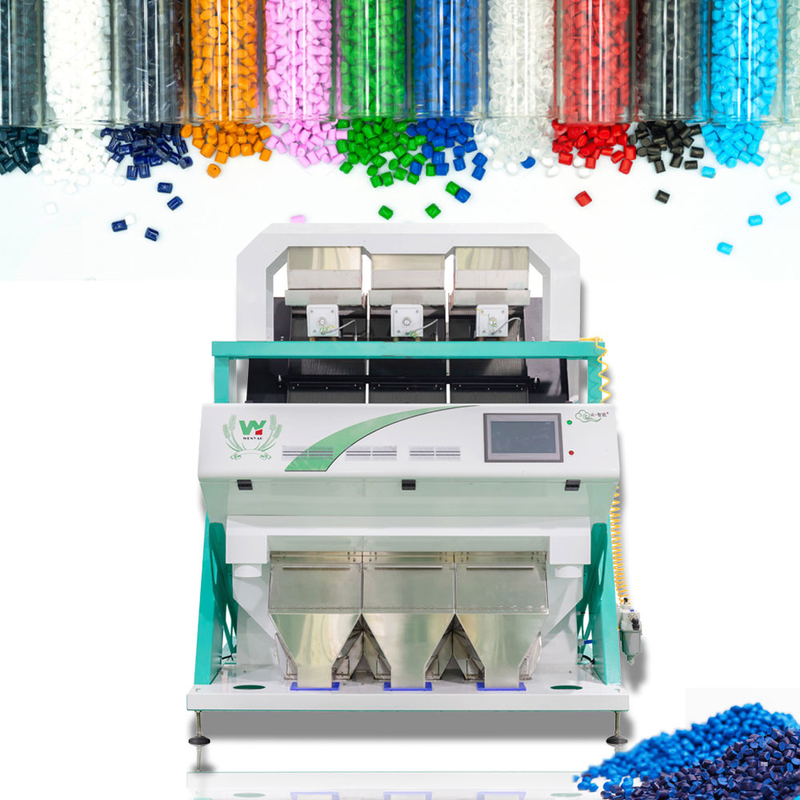 Multipurpose Coffee Bean Quality Selection Optical Sorting Machines 3 Chute Air Ejector