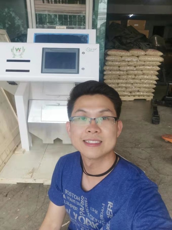 Humanized Type Hazelnut Color Sorting Machine 64 Chute