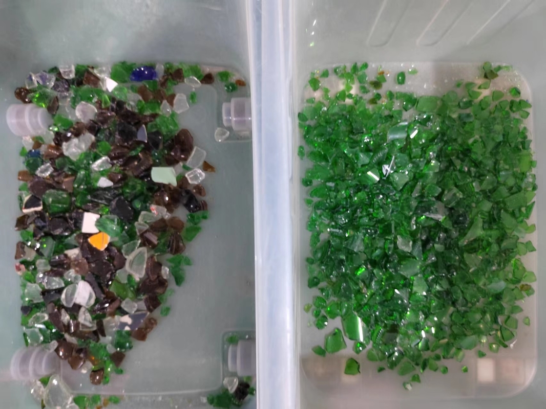 High Accuracy Quartz Stone Color Sorter Intelligent Brown Green Glass Cullet Color Separator With Nir Sensor