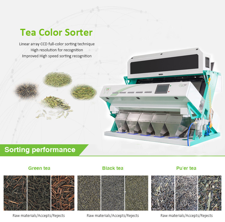 WENYAO Flower Tea Color Sorter Machine For Yellow Sticks Selection Removing