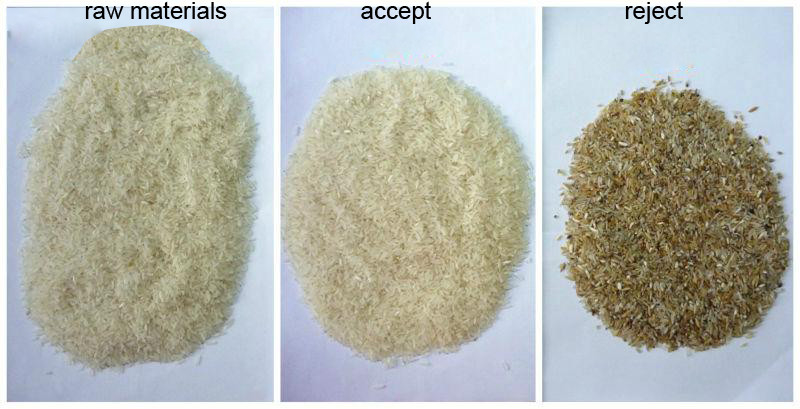 Chia Seeds Color Sorter Machine With Image Analysis And AI Self Learning Technology