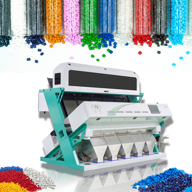 Recycling Plastic Particle Color Sorting Machine PP PET PVC Color Separator Machine
