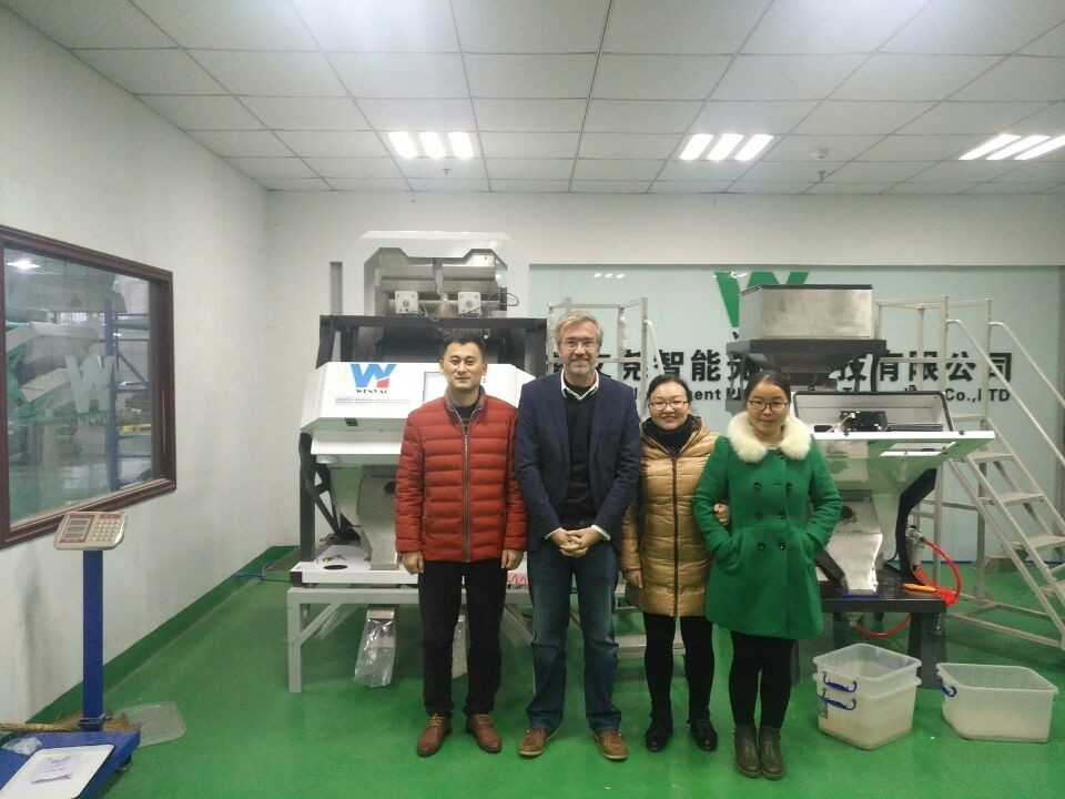 Coffee Bean Nuts Color Sorter AI CCD Separator Soybean Rice Sorting Machine