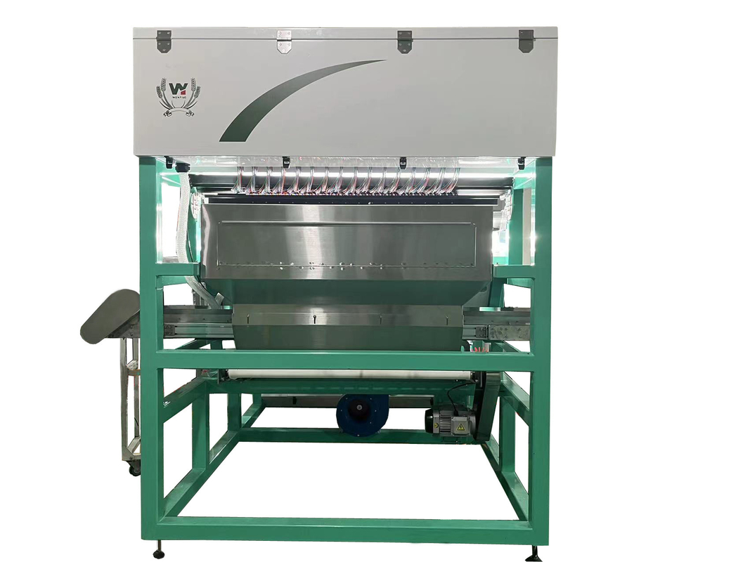 Double Layer Belt Type Mixing Glass Color Machine High Accuracy 8 Chutes