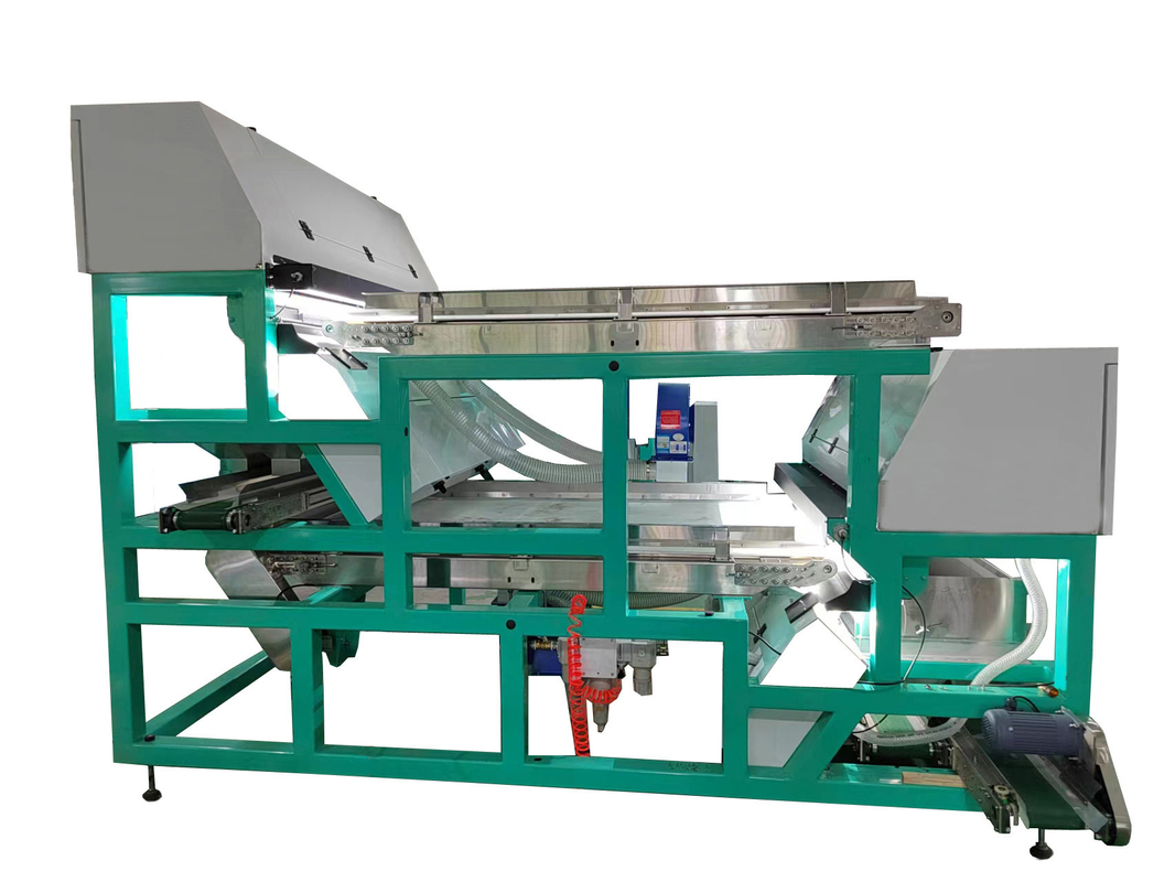 Double Layer Belt Type Mixing Glass Color Machine High Accuracy 8 Chutes