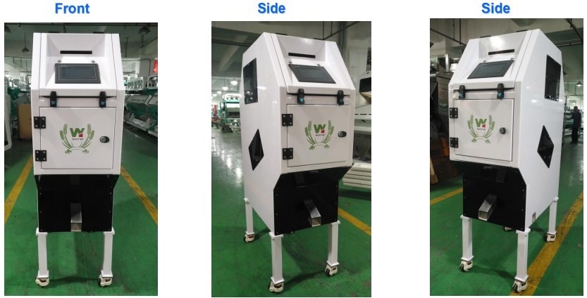 Compact High Speed Color Sorting Machine For Parboiled Little Black Red Rice
