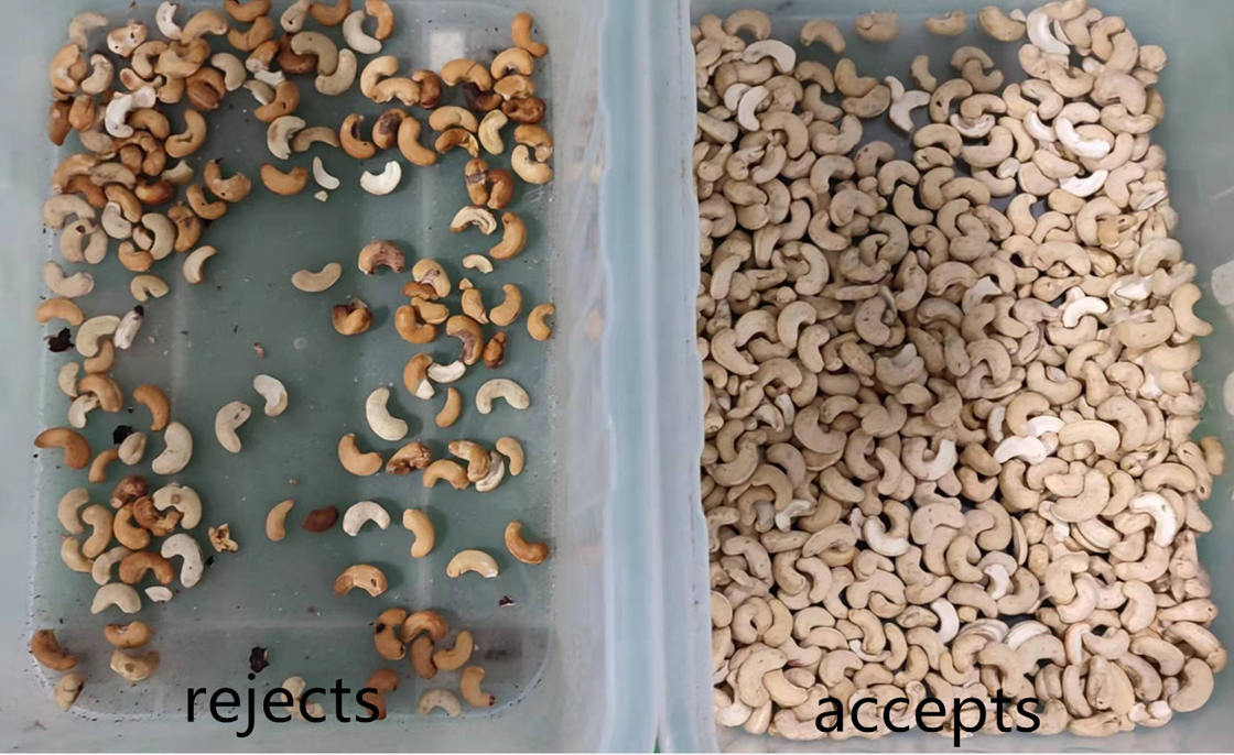 220V Cashew Nut Color Sorting Machine With Wifi Remote Control Service
