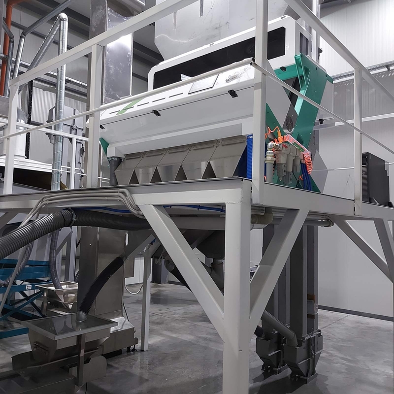 Macadamia Nut Hazelnut Color Sorter Machine And Hazelnut Color Separator Machine for Separate Hazelnut Kernel and Shell