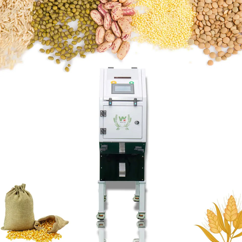 2 Service Coffee Bean Color Sorter With America FPGA Processing Chip
