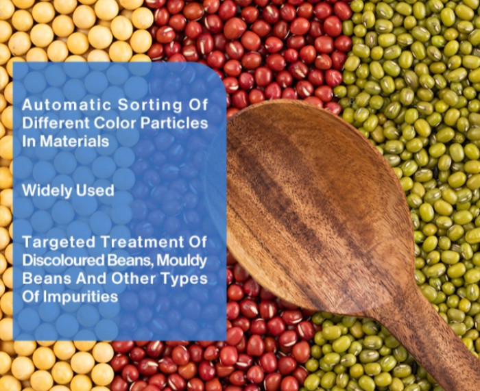 Deep Learning Stainless Steel Beans Color Sorter Machine With 99.9% Sorting Accuracy