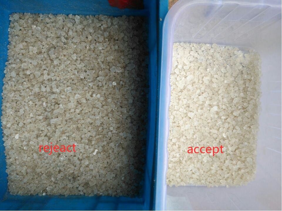 Greece Salt Optical Color Sorter Full Color CCD Color Sorter Machine For Sea Salt Rock Salt Sorting With CE Certification