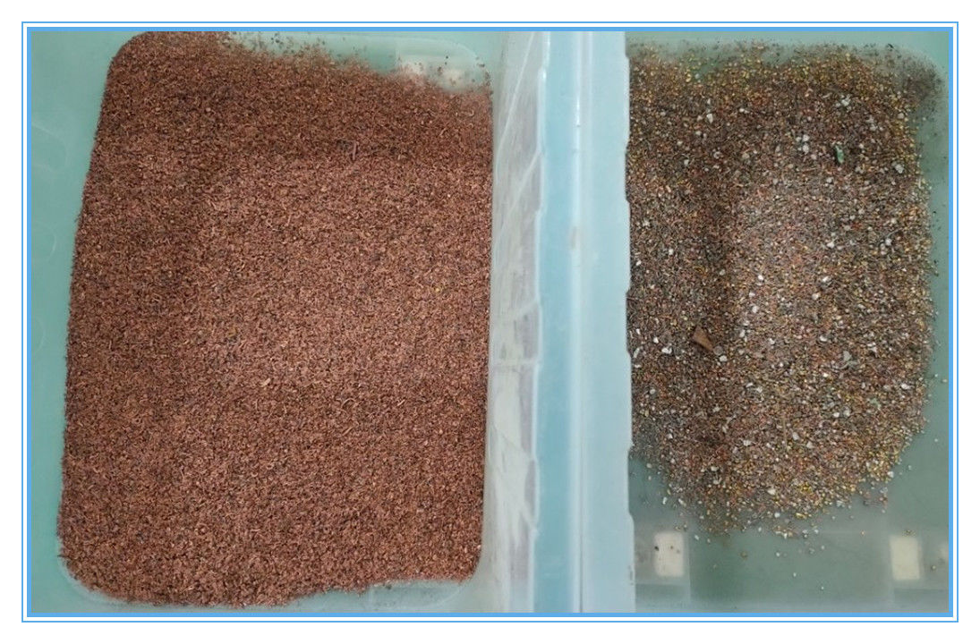 High Accuracy Copper Aluminium Color Separator Belt Type Green Brown Glass Color Sorter