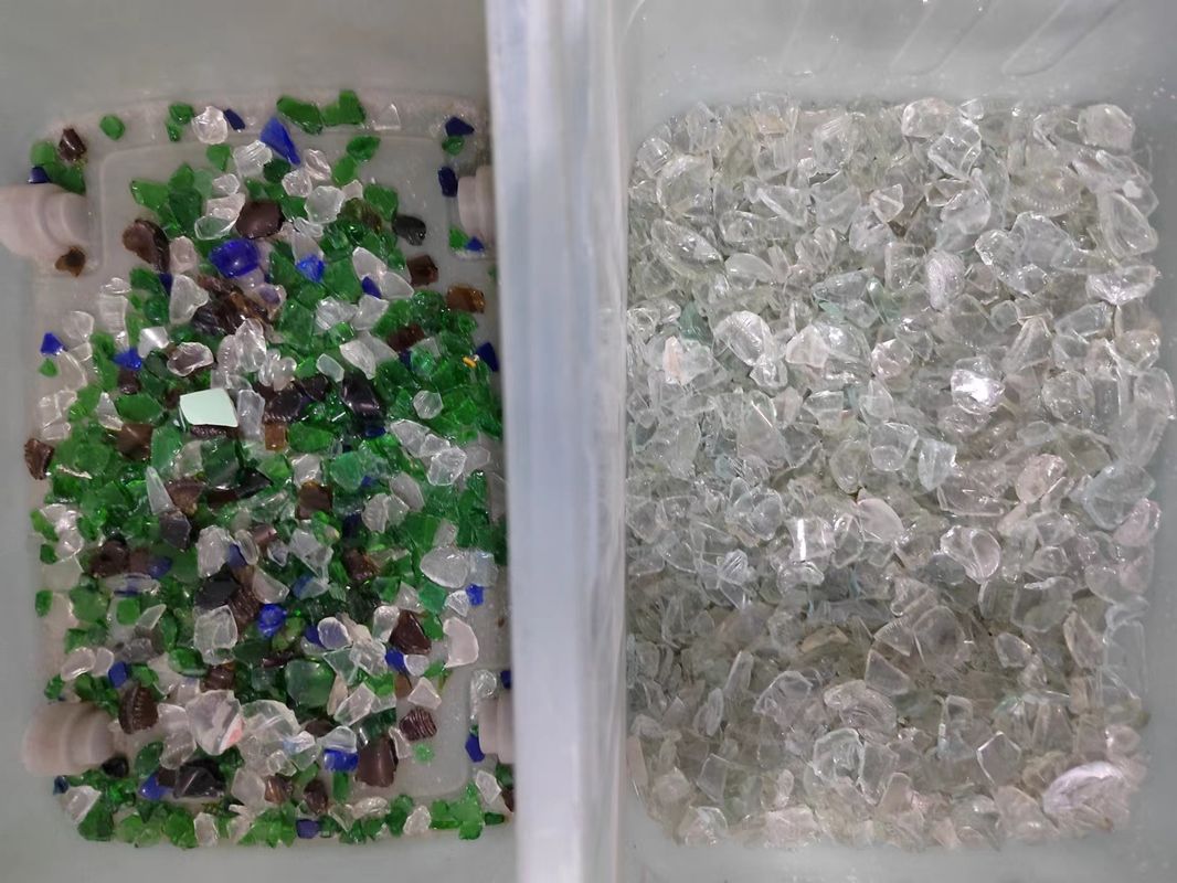 High Accuracy Copper Aluminium Color Separator Belt Type Green Brown Glass Color Sorter