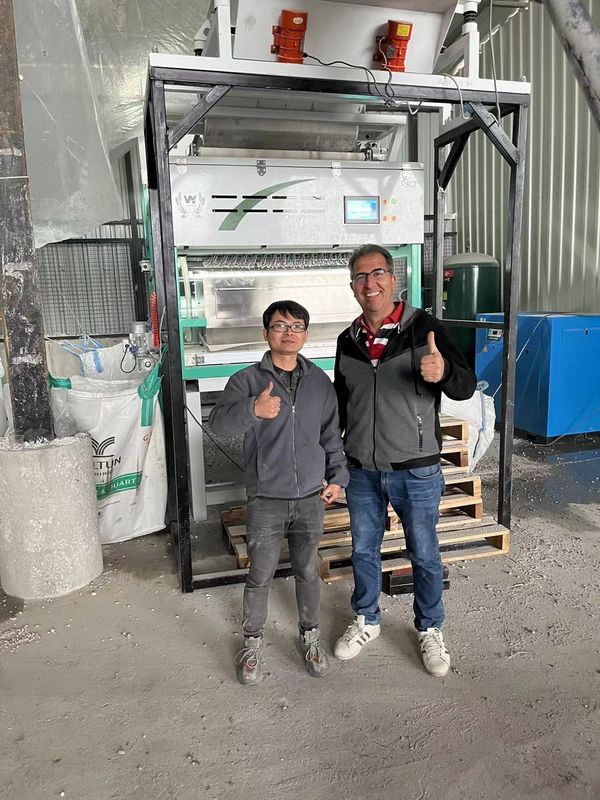 High Accuracy Multifunction Color Sorter For Cullets with Voltage 110-220V/ 50-60HZ