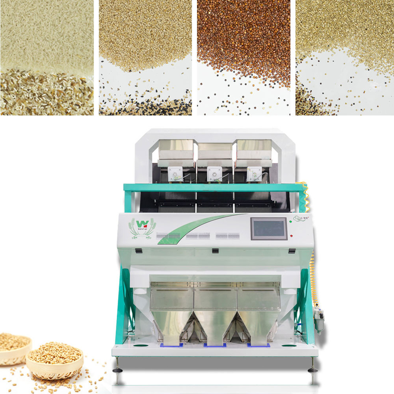 Wenyao 500-1500kg/h Coffee Beans Rice Garin Color Optical Sorting Cereal Color Sorter Machine