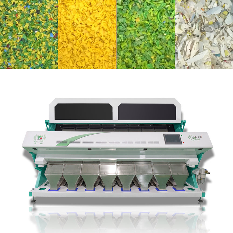 Wenyao 8 Chute High Sorting Accuracy Color Sorting Machine Recycled Plastic Color Sorter
