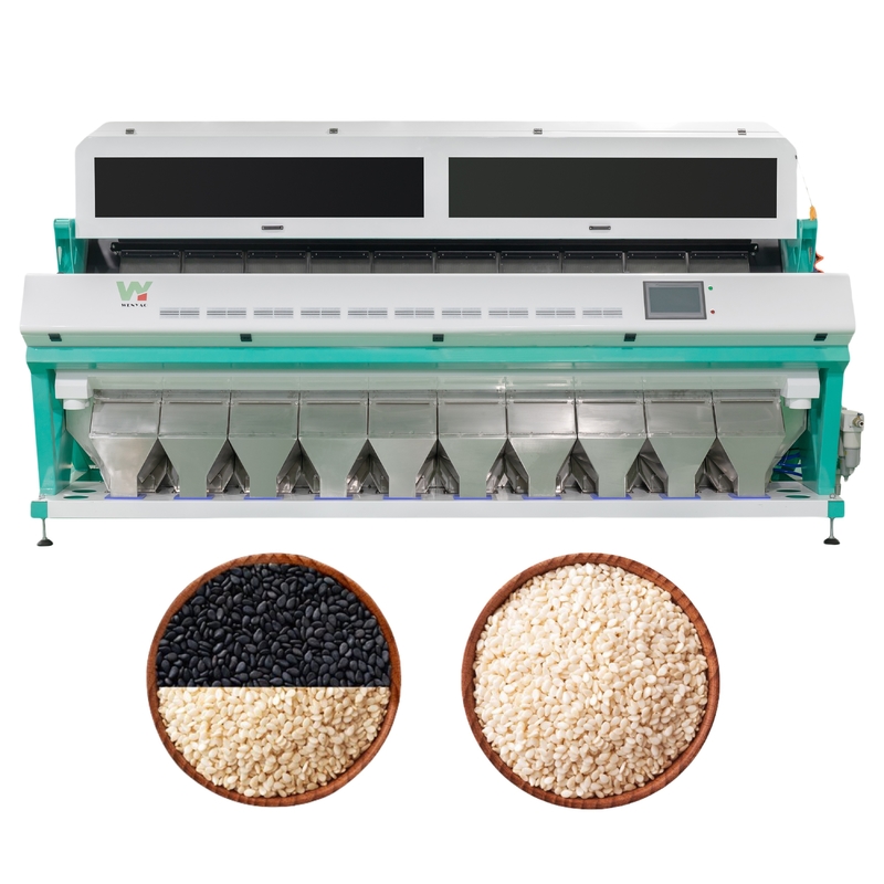 Wenyao 10 Chute Sesame Color Sorter Equipment Multifunction Grain Color Sorting Machine