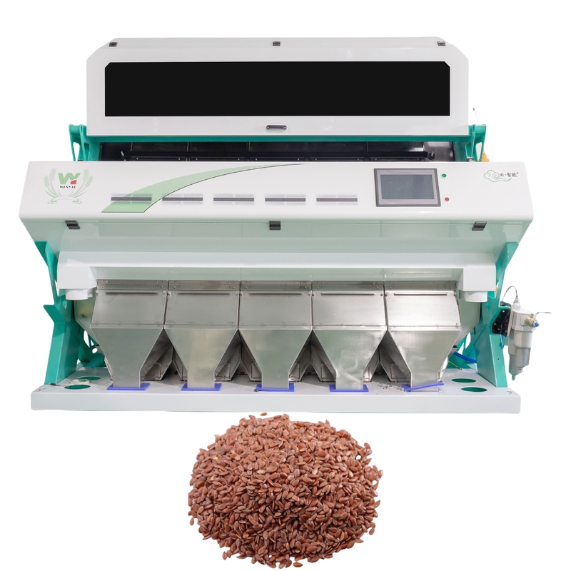 5 Chute Multifunction Flax Seeds Color Sorting Machine Color Sorter Seeds Color Separation