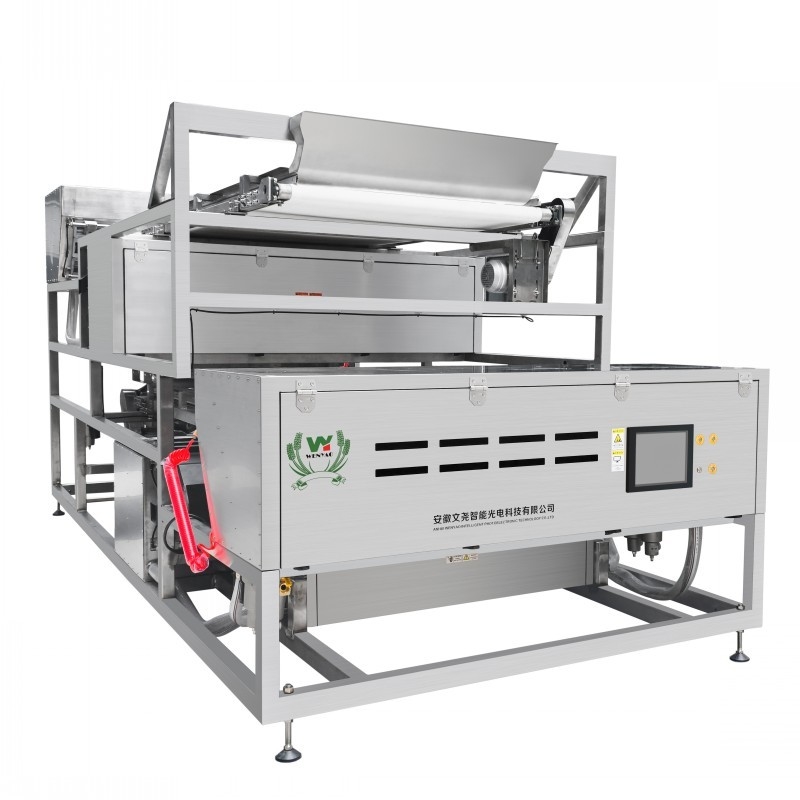 WenYao New Wet Recycled Amber Glass Color Sorting Machine Line Glass Cullet Color Sorter Machine Line for Broken Glass
