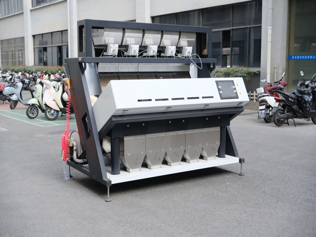 Big Capacity Macadamia Nuts Sorting Machine Open Pistachios Nut Shell Machine Almond Crushing Machine Color Sorter