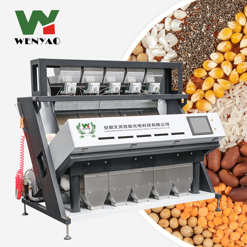 Big Capacity Macadamia Nuts Sorting Machine Open Pistachios Nut Shell Machine Almond Crushing Machine Color Sorter