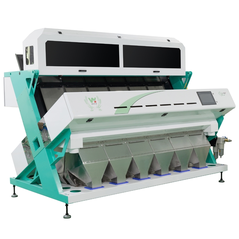 Intelligent 6 Chute Cashew Nut Color Sorting Machine with Toshiba CCD Sensor and RGB Camera