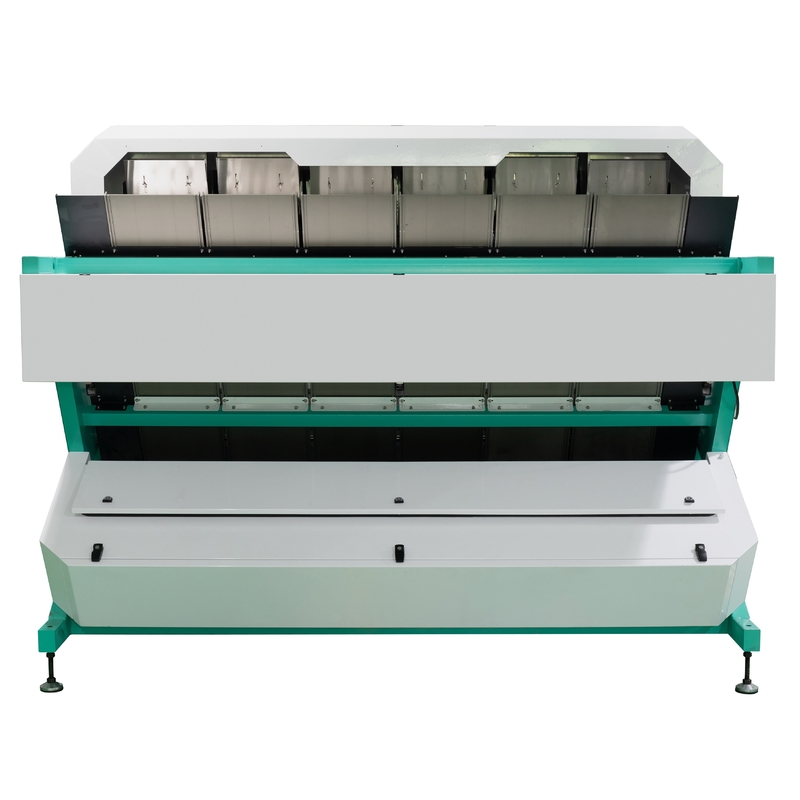 Intelligent 6 Chute Cashew Nut Color Sorting Machine with Toshiba CCD Sensor and RGB Camera