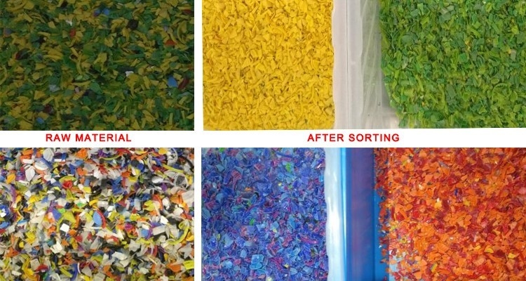 Wenyao 10 Chute High Technology AI Learning ABS PVC PET Plastic Color Sorting Machine