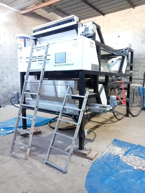 High Capacity Wenyao Double Layer Belt Dry and Wet Ore Stone Mineral Color Sorter Machine with Ejector SMC 16 Holes Nozzles
