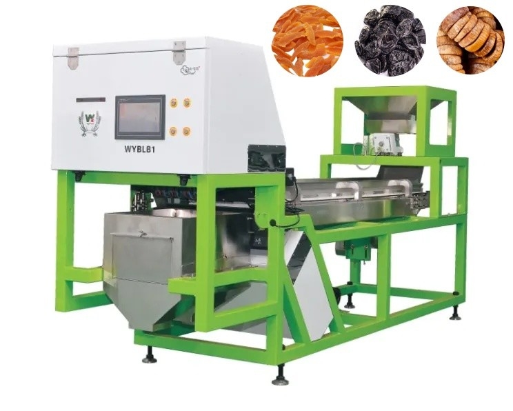 Wenyao High Yield Dried Fruits Optical Sorting Machine Dried Peach Prunes Figs Color Sorter for Fruits Processing Industry