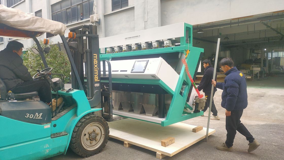 Automatically 7 Chute Style High Technology AI Color Sorter Machine with 99.99% Sorting Accuracy and Toshiba CCD Sensor