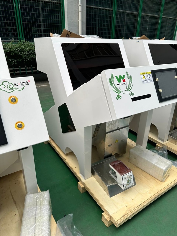 Wenyao Groundnut Color Sorter Machine 1 Chute Peanut Corn Optical Sorting Machine For Dried Apricots
