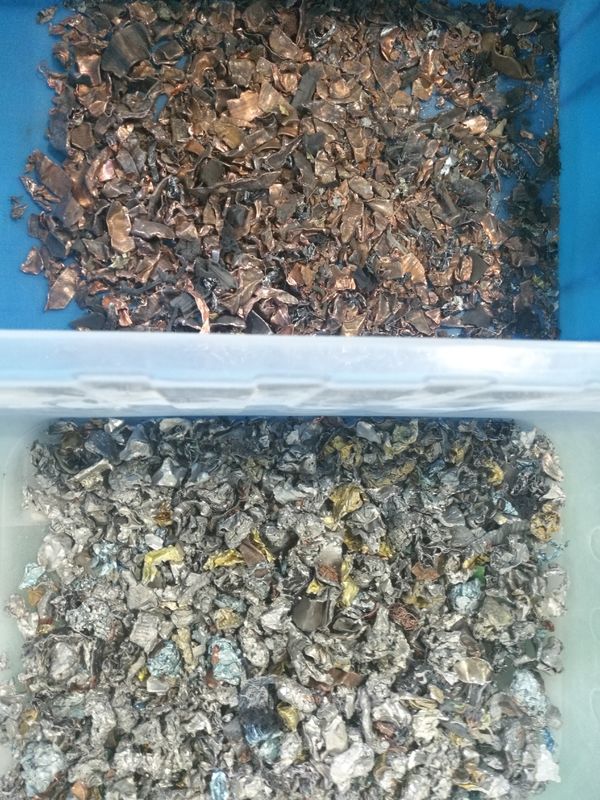 Metal Copper Color Sorter With AI Control System