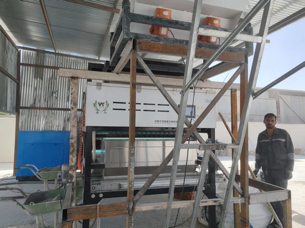 Double-Layer Broken Glass Bottles CCD Colour Sorter Glass Color Sorter Sorting Machine