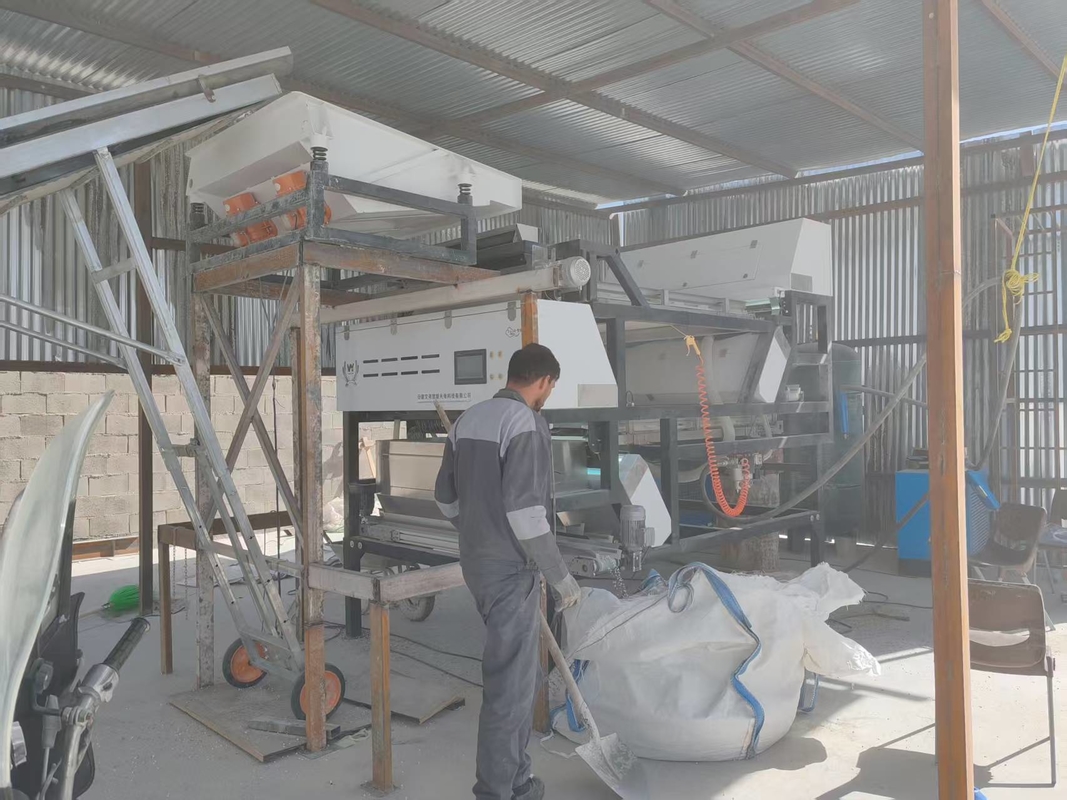 Double-Layer Broken Glass Bottles CCD Colour Sorter Glass Color Sorter Sorting Machine