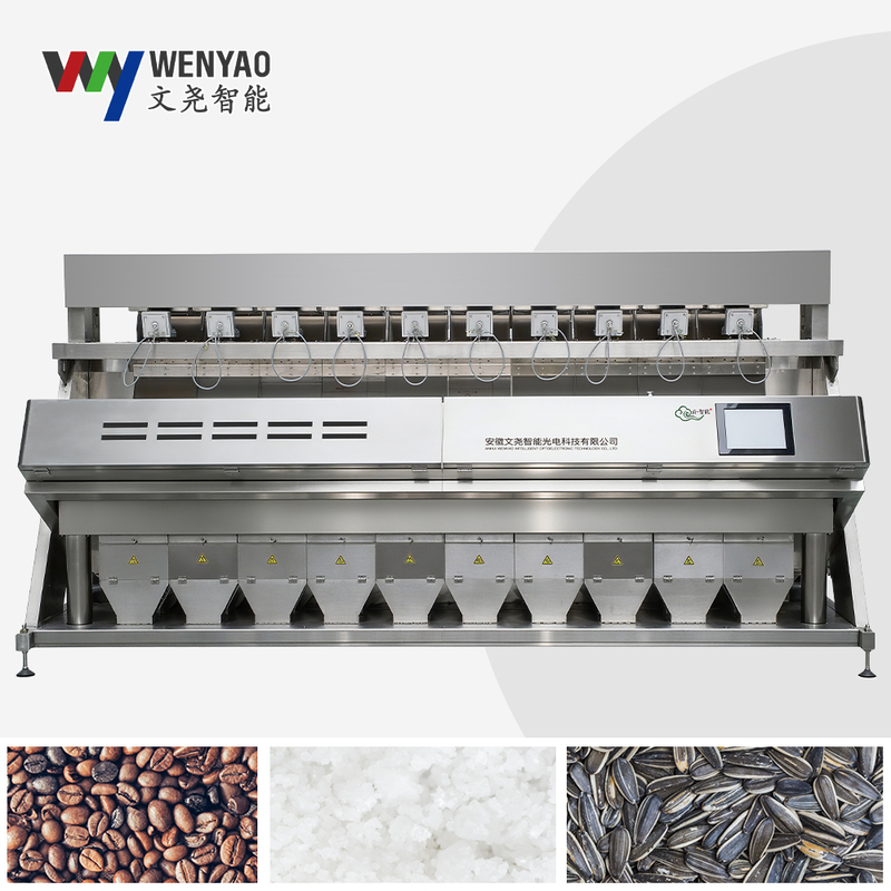 Wenyao 10 Chute High Technology AI Learning ABS PVC PET Plastic Color Sorting Machine