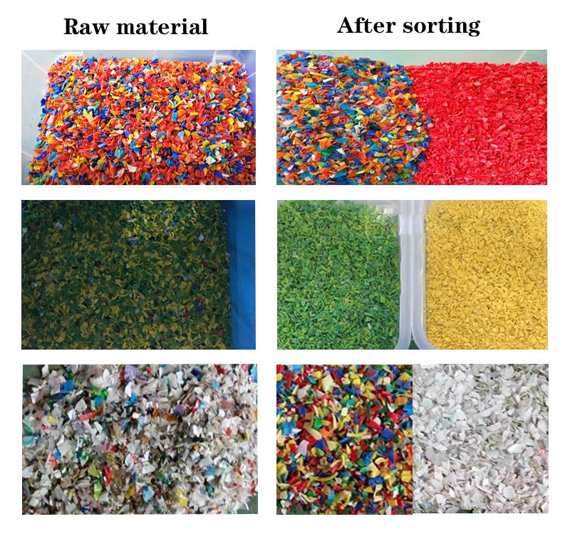 Plastic Color Sorter Machine ABS PP PE PVC Recycling