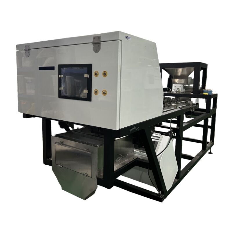 Wenyao High Sorting Accuracy Belt Type Metal Color Sorter with Wifi Remote Control and Stainless 304 Food Grade Hopper