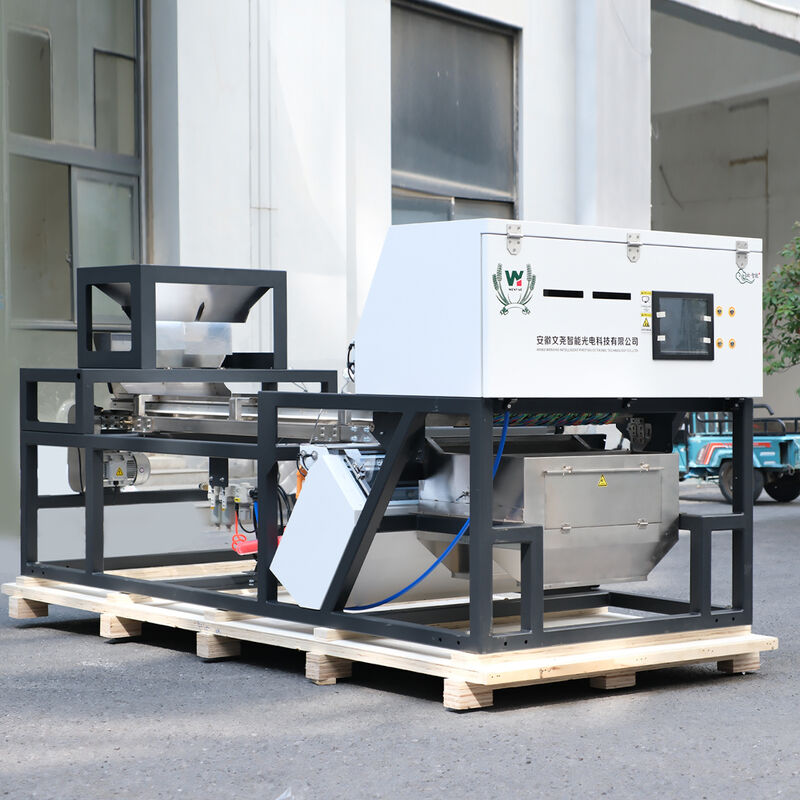 Wenyao Heavy Duty Intelligent Color Sorter Machine with RGB CCD Camera for Chili Pepper Garlic Sorting and 1000-1500 kg/h Output with Wifi Remote Control