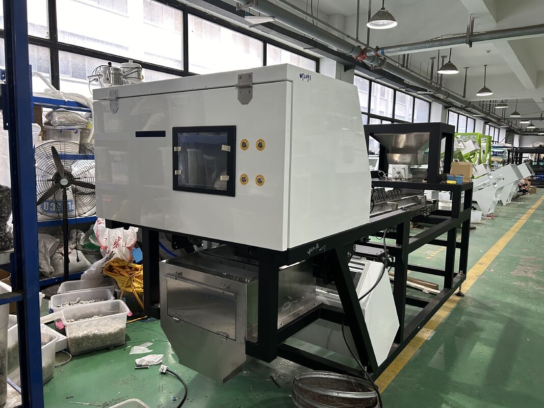 Wenyao Automatic Nut Sorter with TOSHIBA CCD Sensor, Stainless 304 Food Grade Hopper and Wifi Remote Control for High Efficiency Nut Sorting
