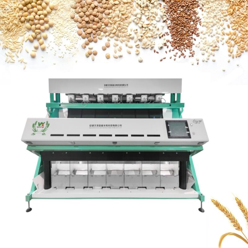 Wenyao 7 Chute Intelligent CCD Camera Color Sorter for Crop Grain Optical Sorting Maize Corn Color Sorter Machine for Grain Nut Rice
