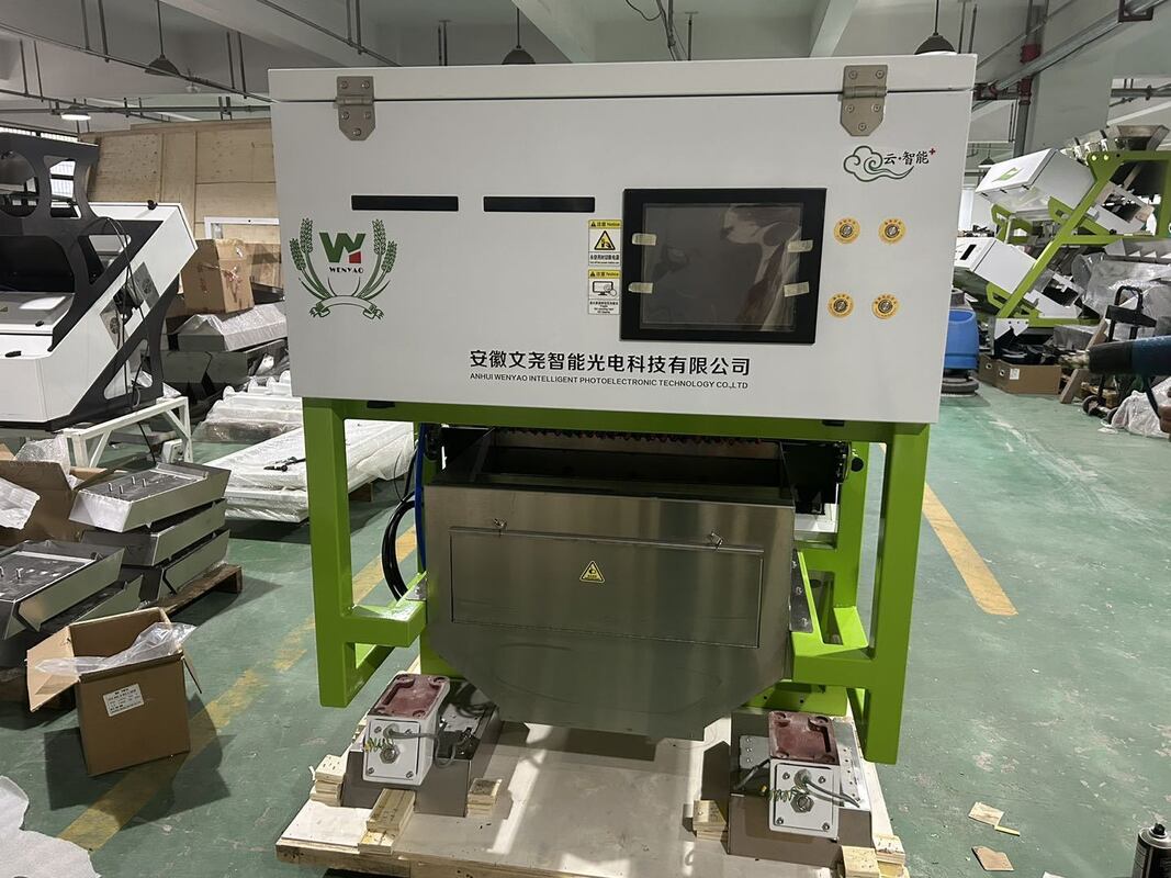 Industrial High Accuracy ≥99.99% Manganese Ore Color Sorter with LED Light Source and Metal Ejector for Pebble Sorting