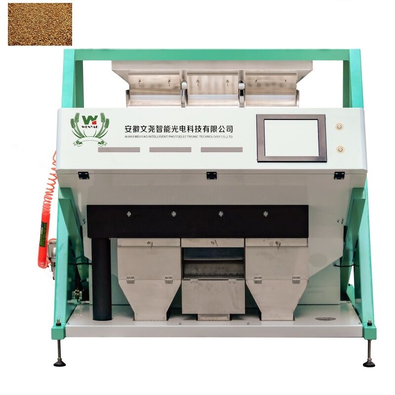 Industrial Machinery Food & Beverage Machinery Color Sorter WENYAO 3 Chutes Optical Color Sorter Caraway Coriander Seeds Grass Seeds Color Sorting Machine