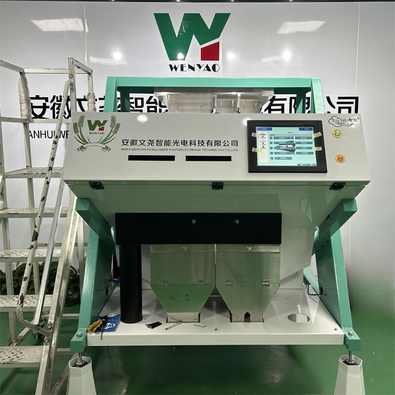 Wenyao High Sorting Accuracy Rice Color Sorter Machine Optical Sorting Machine for Grain Cleaning with Air Compressor Air Tank