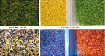 Intelligent Plastic Color Sorter Suitable for PET, PC, HDPE, PVC  Flakes Color Sorter  Machine
