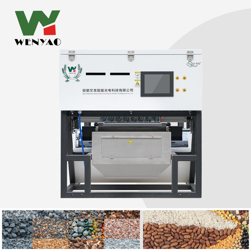 Intelligent Optical CCD Color Sorter for Nuts with High Precision and 8/512 Channels