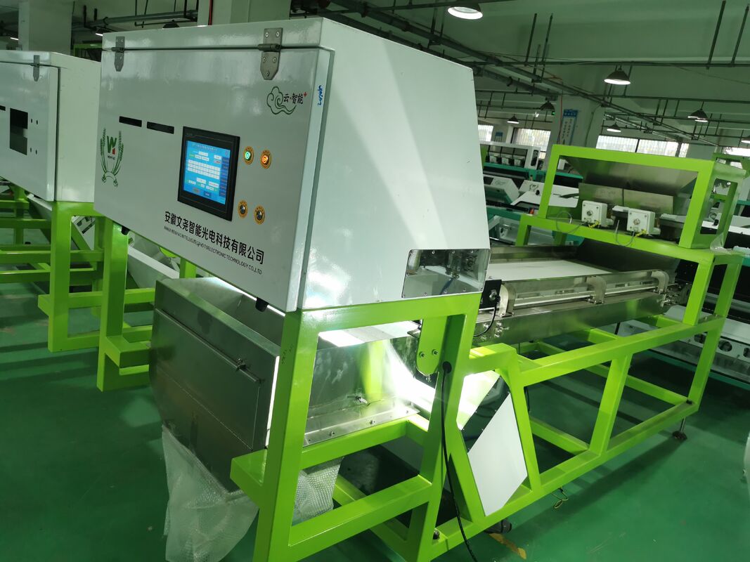 Intelligent Optical CCD Color Sorter for Nuts with High Precision and 8/512 Channels