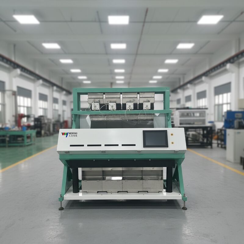 WENYAO Intelligent 4 Chutes Optical Grain Color Sorter High Accuracy and 2.-4 T/H Capacity Rice Wheat Sorting Machine