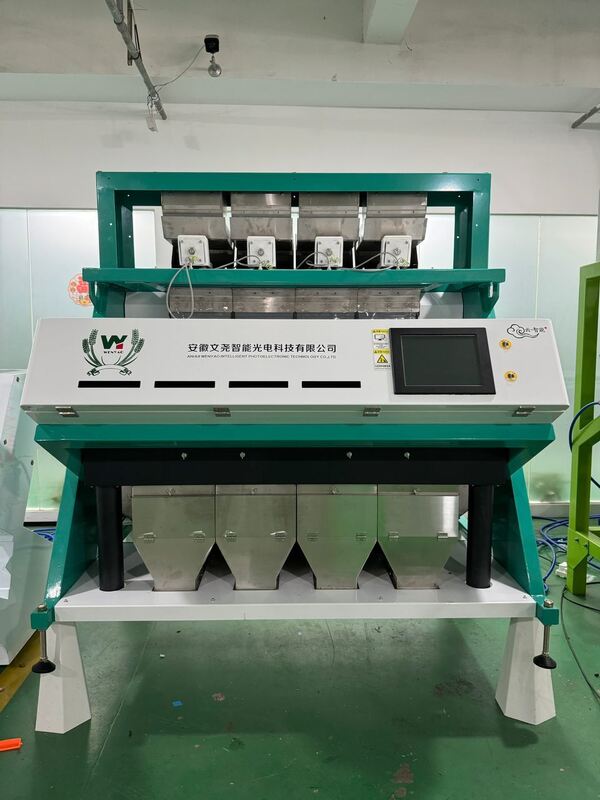 WENYAO Intelligent 4 Chutes Optical Grain Color Sorter High Accuracy and 2.-4 T/H Capacity Rice Wheat Sorting Machine